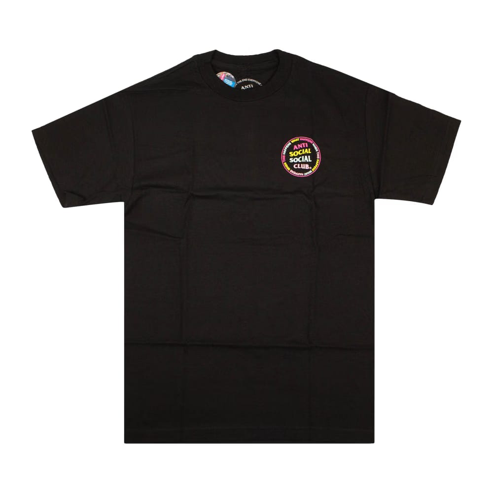 Anti Social Social Club What Happens T-Shirt Black