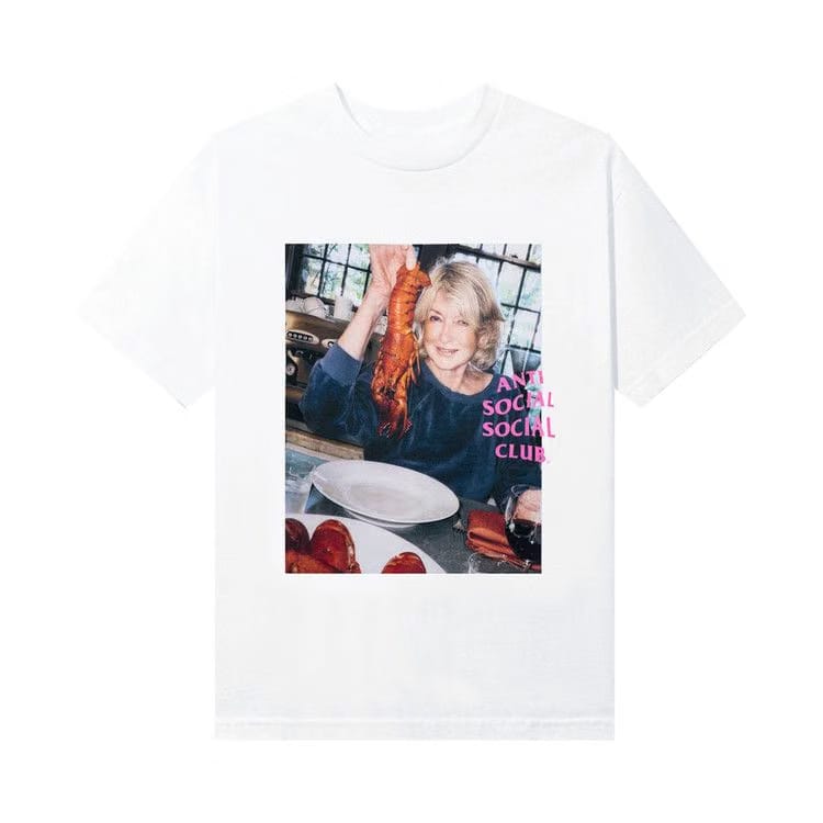 Anti Social Social Club x Martha Stewart Lobster T-Shirt White