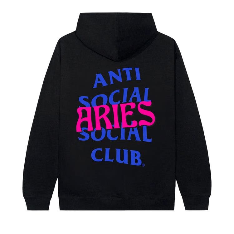 Anti Social Social Club Aries Hoodie Black