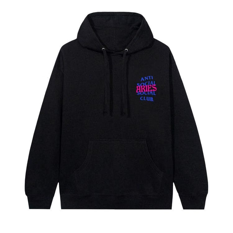 Anti Social Social Club Aries Hoodie Black