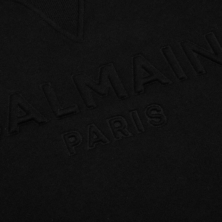 Balmain Embossed Sweatshirt Noir