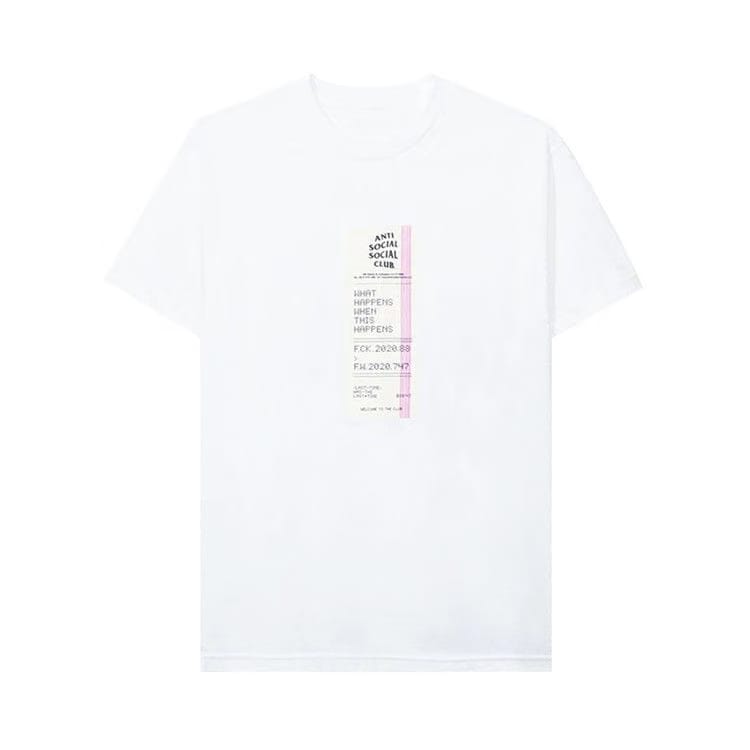 Anti Social Social Club Read Receipts T-Shirt White