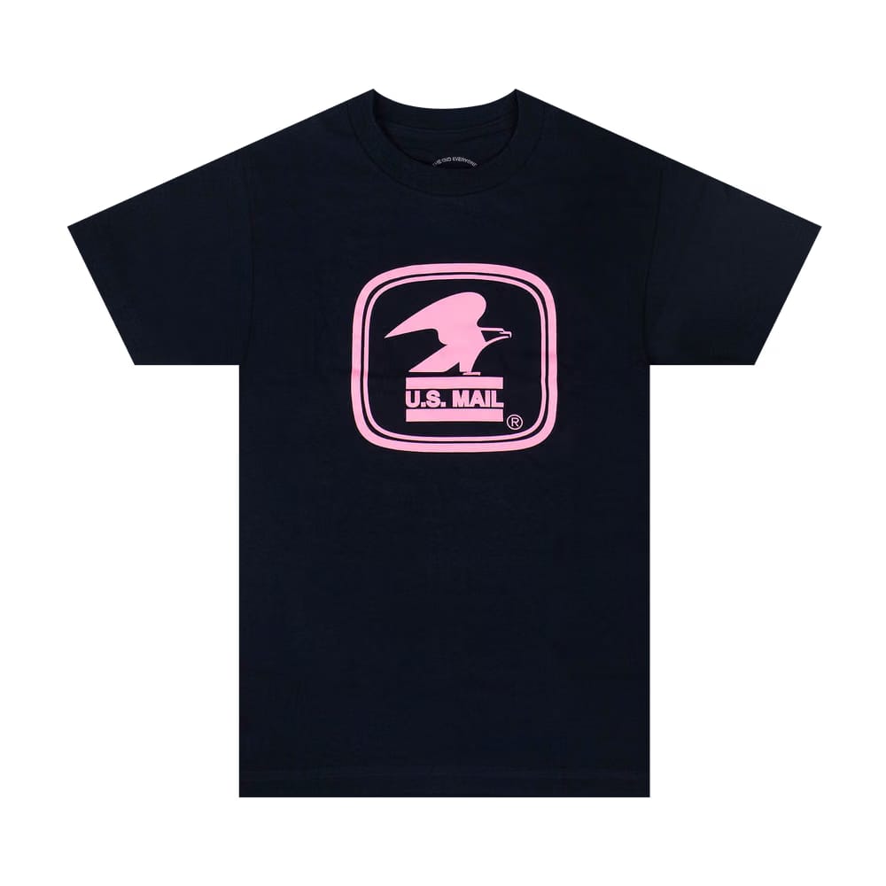 Anti Social Social Club x USPS Work T-Shirt Navy Blue