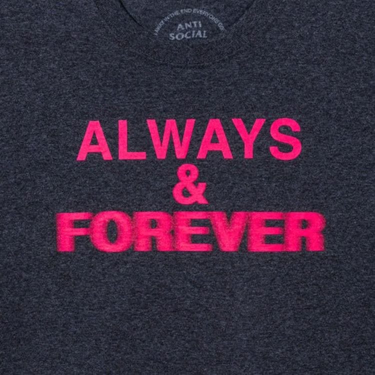 Anti Social Social Club Six Seven T-Shirt Heather Grey