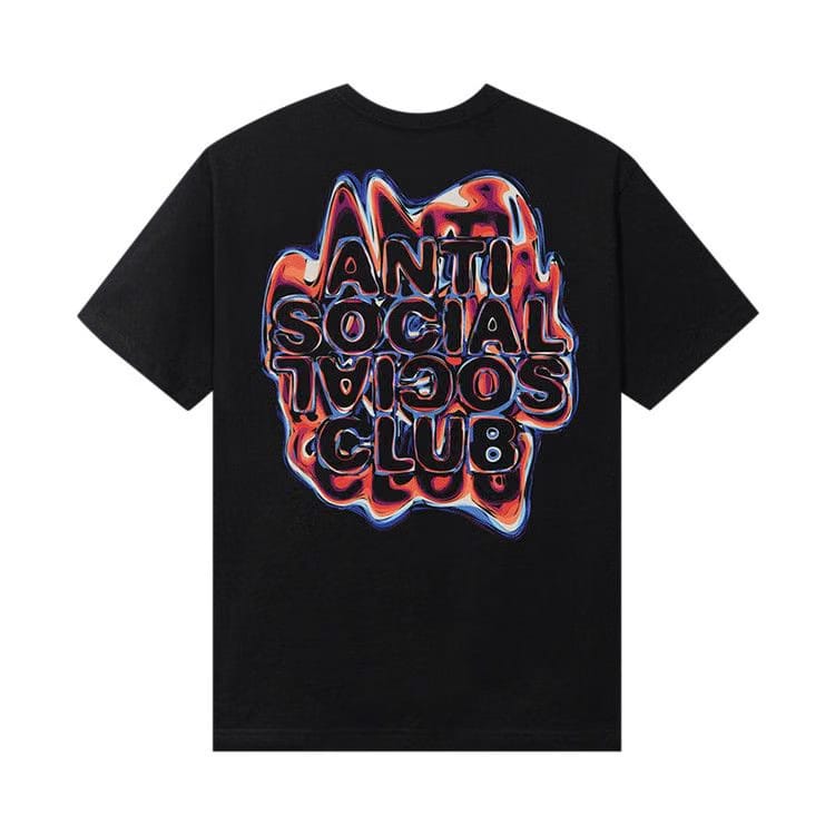 Anti Social Social Club Oil Spill T-Shirt Black