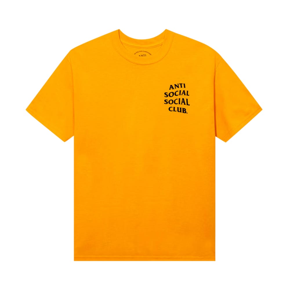 Anti Social Social Club Mind Games T-Shirt Gold