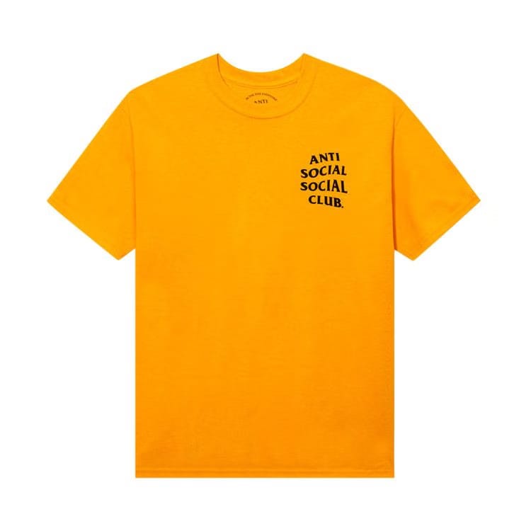 Anti Social Social Club Mind Games T-Shirt Gold
