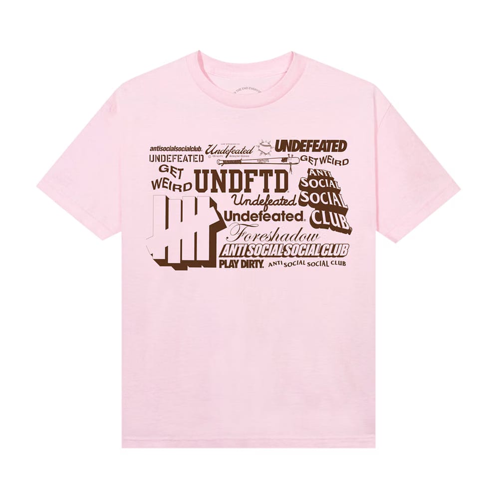 Anti Social Social Club Origin Story T-Shirt Pink