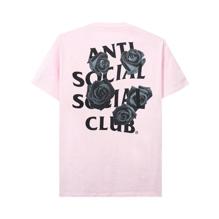 Anti Social Social Club Bat Emoji T-Shirt Pink
