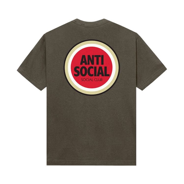 Anti Social Social Club Bullseye T-Shirt Dusty Brown