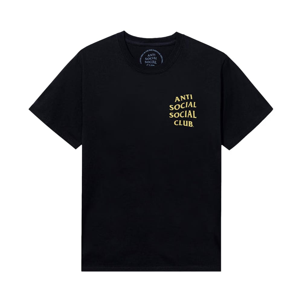 Anti Social Social Club Zig-Zag T-Shirt Black