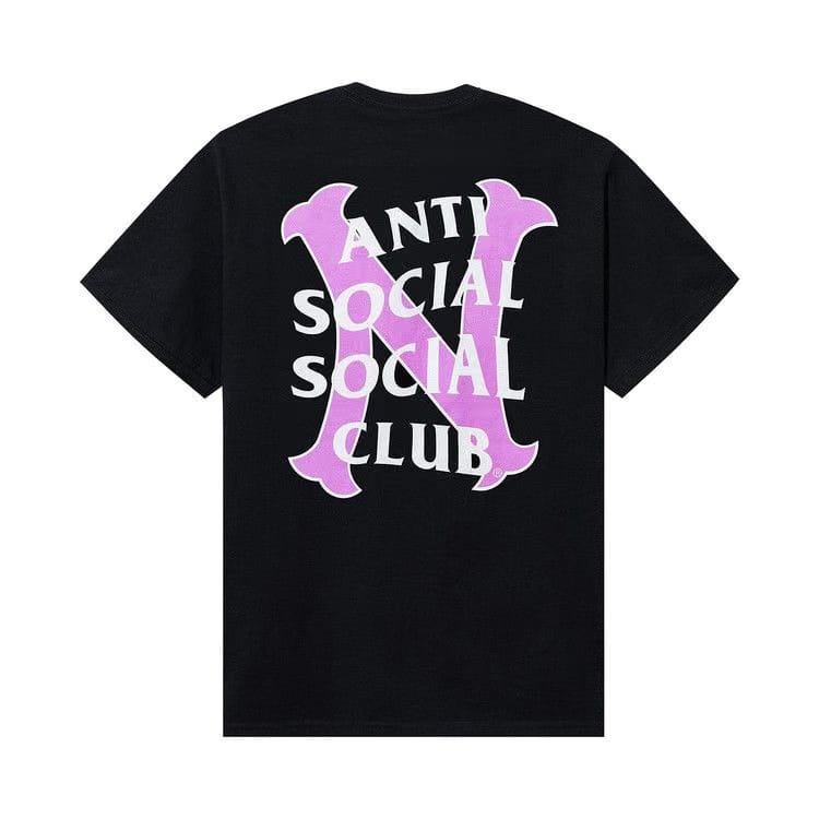 Anti Social Social Club x Neighborhood N T-Shirt Black