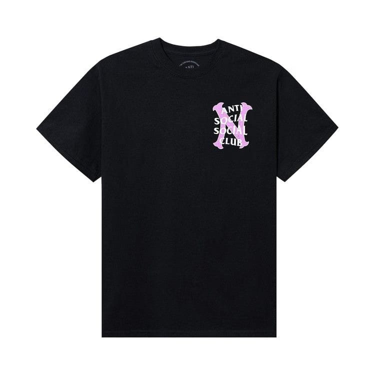 Anti Social Social Club x Neighborhood N T-Shirt Black