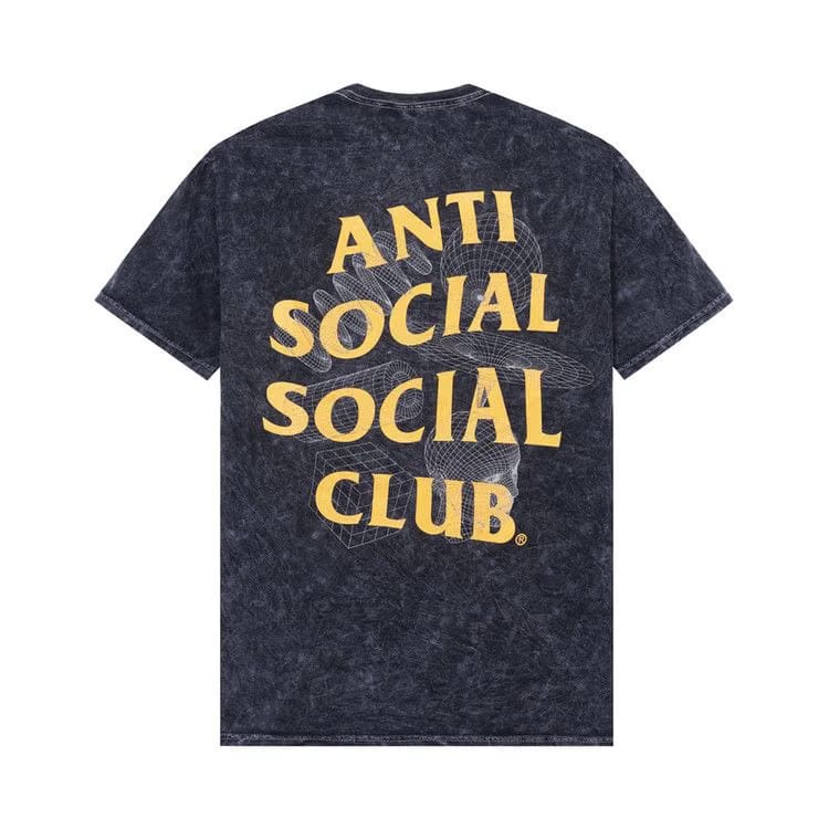 Anti Social Social Club The Shape Of Things Mineral Wash T-Shirt Black