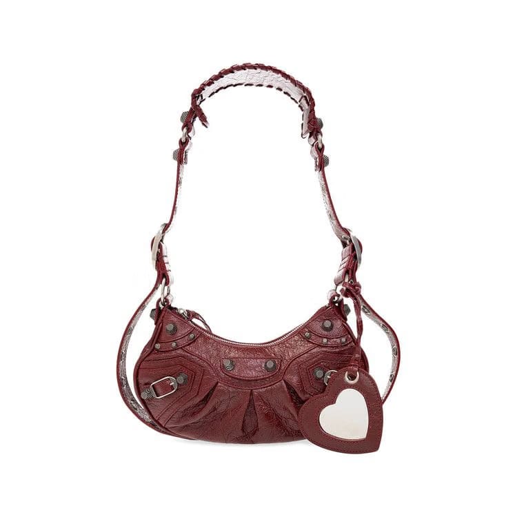 Balenciaga Le Cagole XS Shoulder Bag Brick Red
