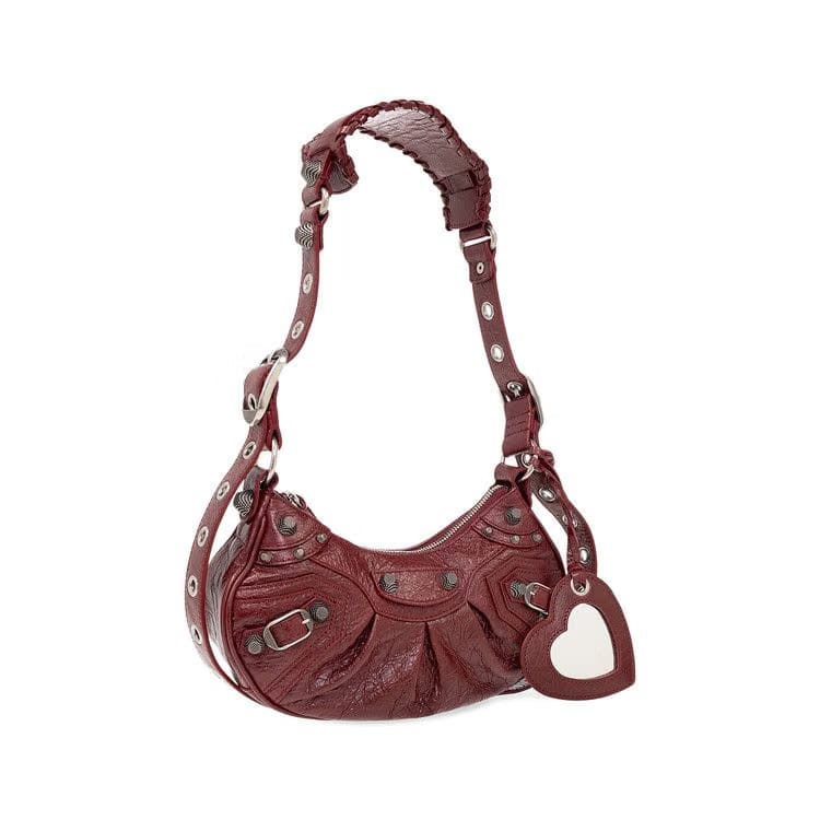 Balenciaga Le Cagole XS Shoulder Bag Brick Red
