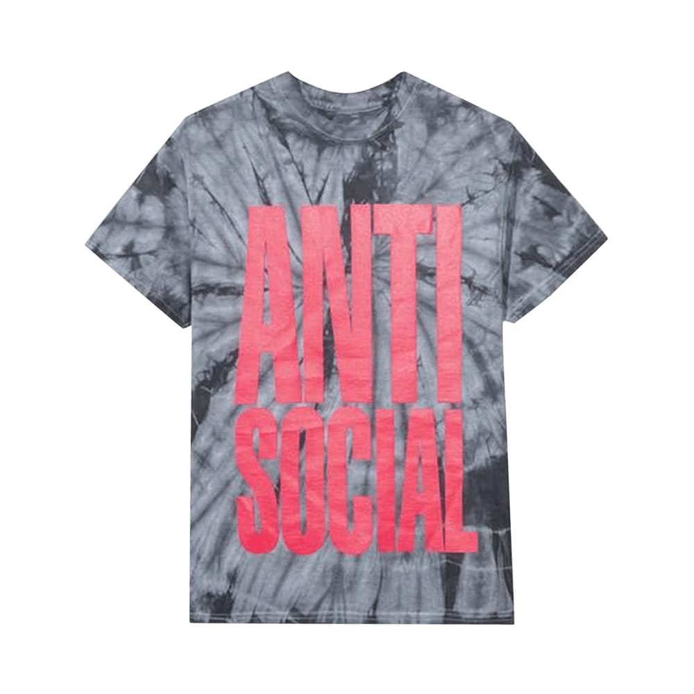 Anti Social Social Club Heatwave T-Shirt Black Tie Dye