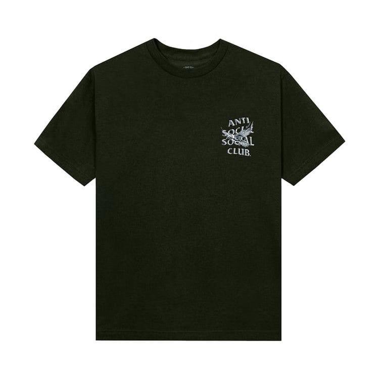 Anti Social Social Club Frantically Melting T-Shirt Olive