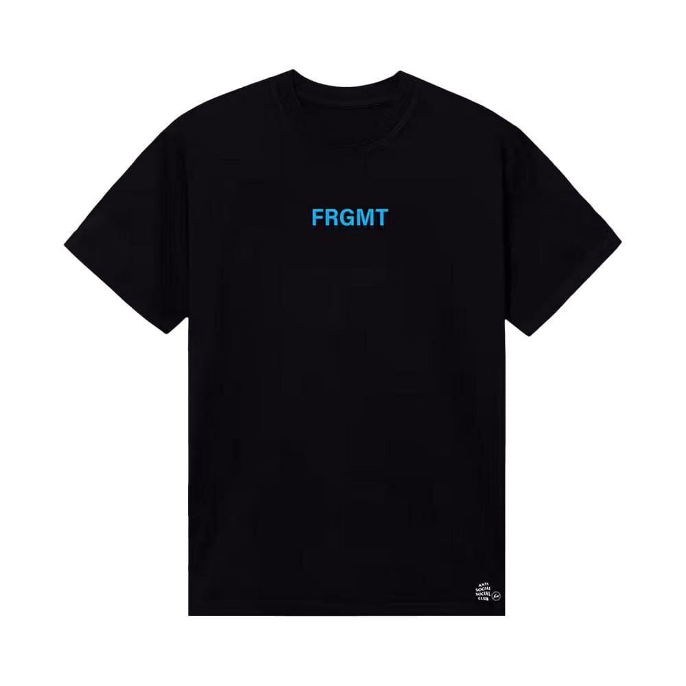 Anti Social Social Club x Fragment Design Logo T-Shirt Black
