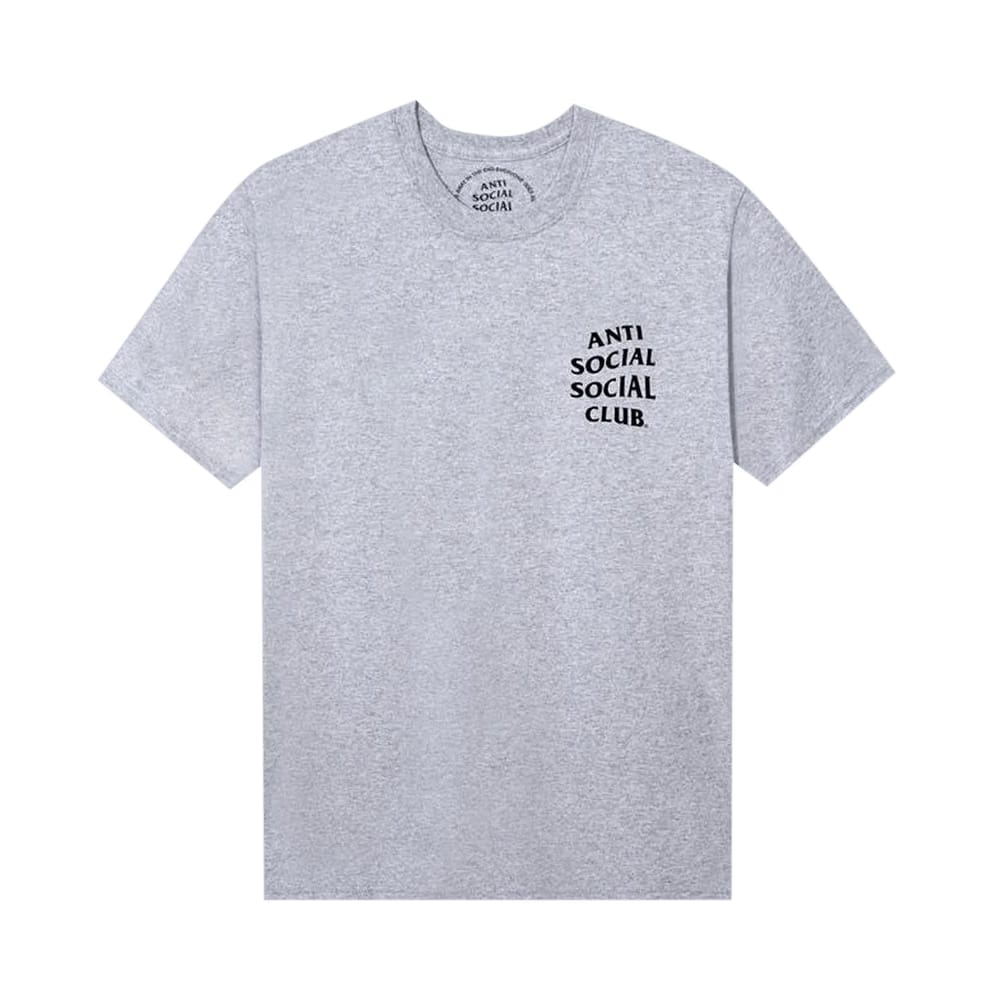 Anti Social Social Club Kkoch T-Shirt Heather Grey