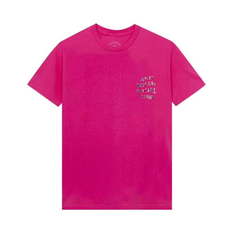Anti Social Social Club Picking Up The Pieces T-Shirt Pink