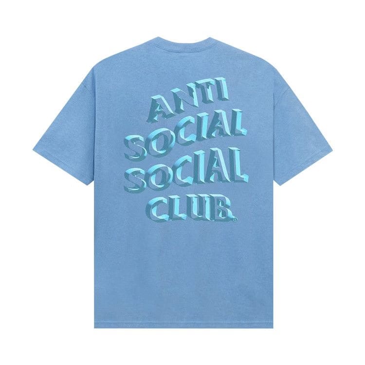 Anti Social Social Club Deeper Than Usual T-Shirt Aquatic Blue