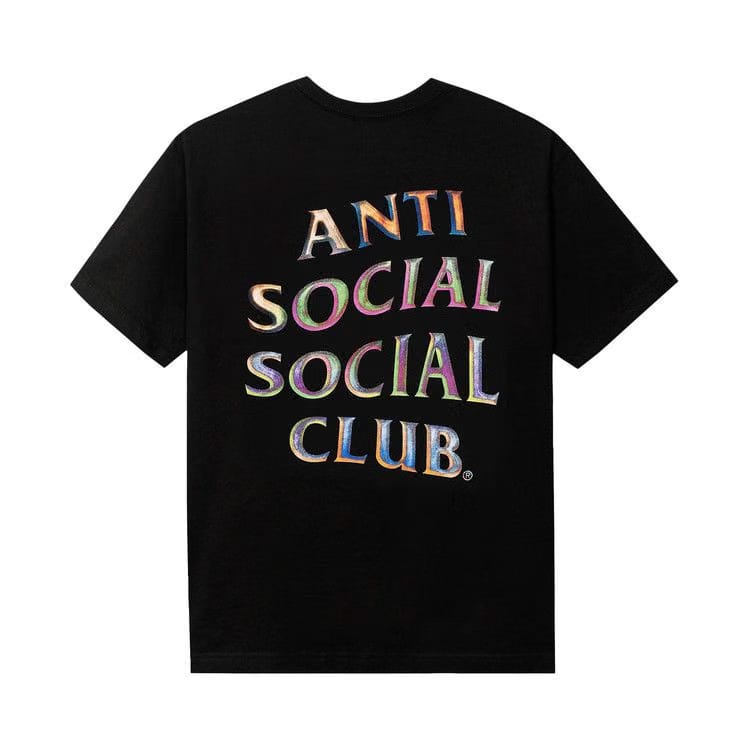 Anti Social Social Club Temporary Memory Pink T-Shirt Black