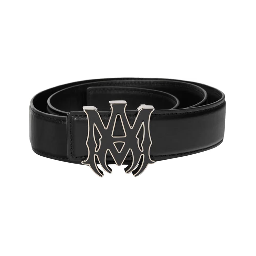Amiri Nappa MA 4cm Belt Black