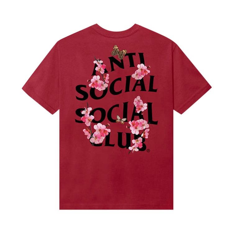 Anti Social Social Club Kkotch T-Shirt Cardinal