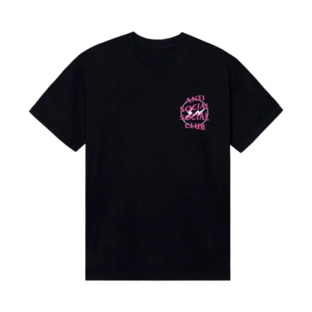Anti Social Social Club x Fragment Half Tone T-Shirt Black/Pink
