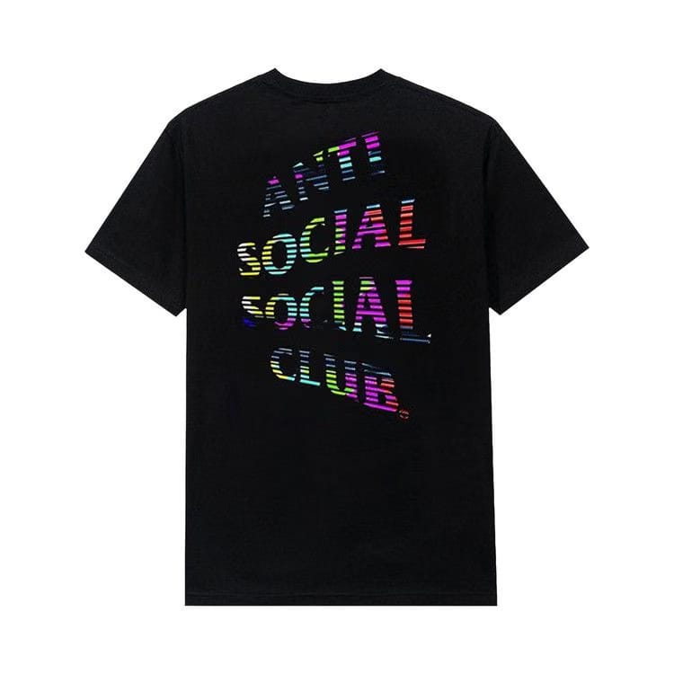 Anti Social Social Club Fuzzy Connection T-Shirt Black