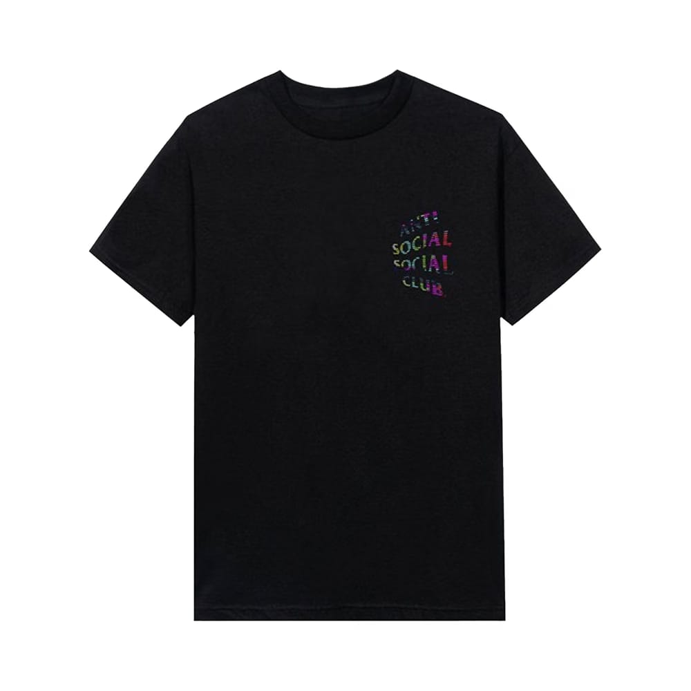 Anti Social Social Club Fuzzy Connection T-Shirt Black