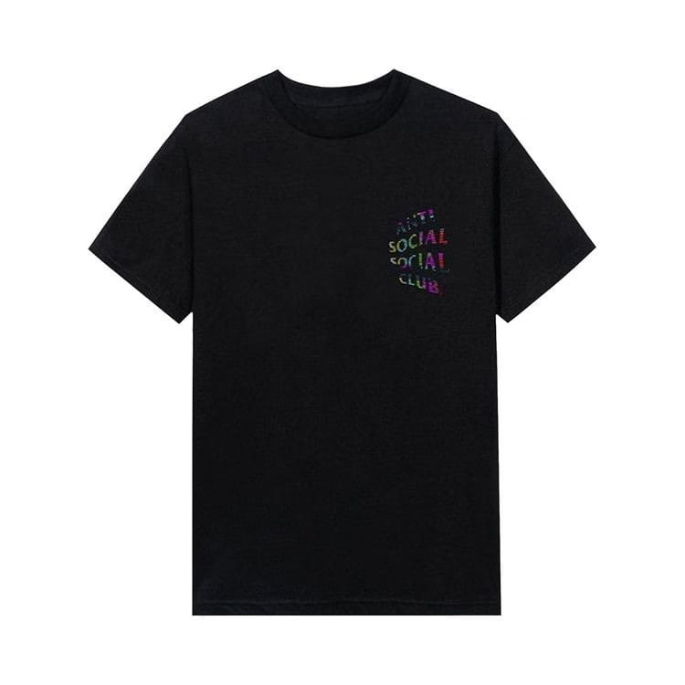 Anti Social Social Club Fuzzy Connection T-Shirt Black