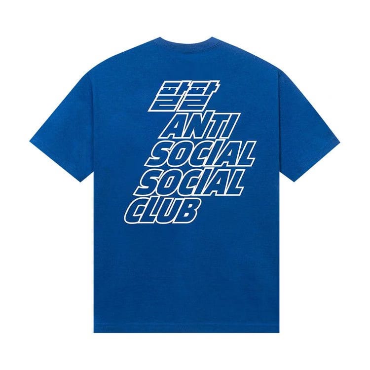 Anti Social Social Club Midnight Club T-Shirt Royal