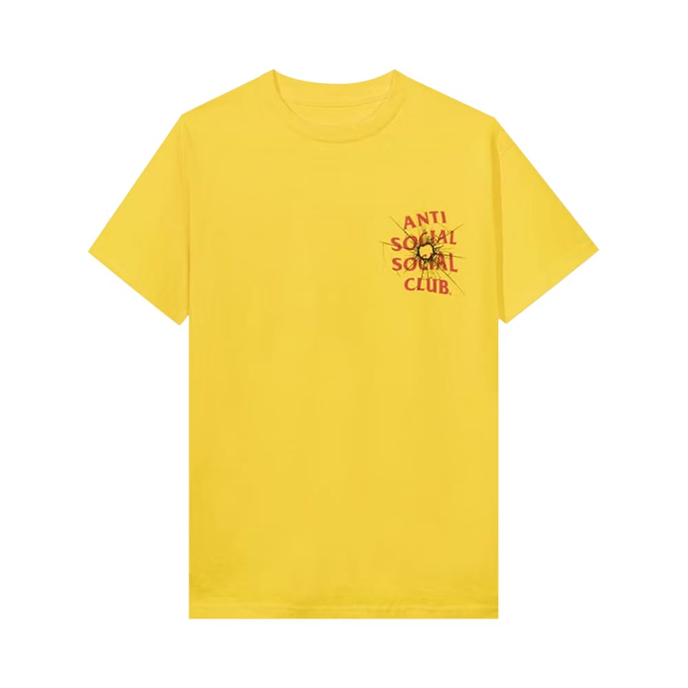 Anti Social Social Club Theories T-Shirt Yellow