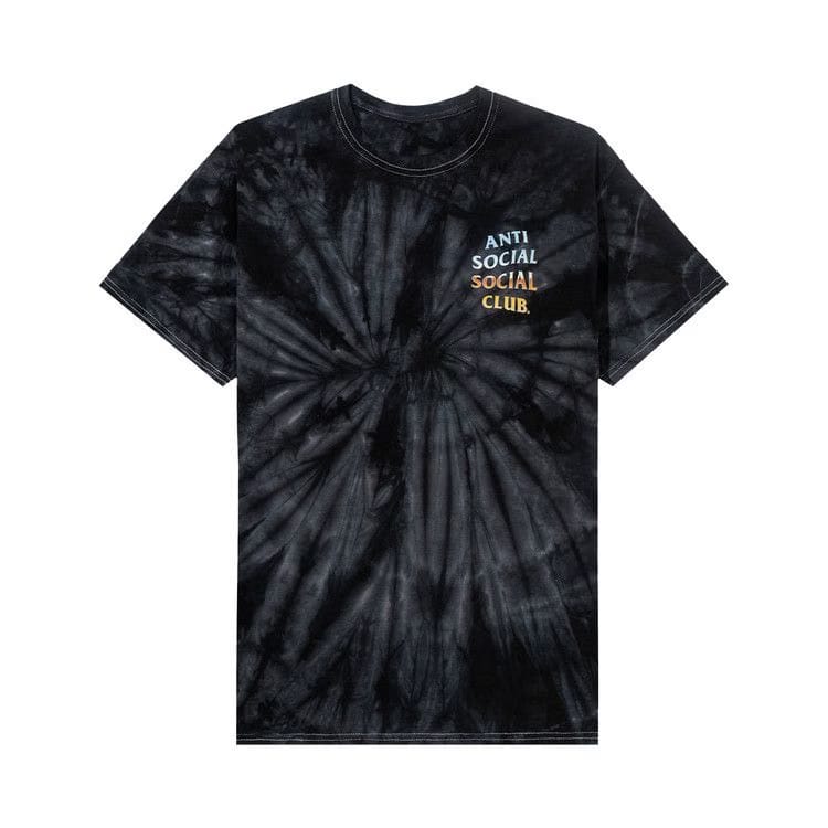 Anti Social Social Club Thermal Internal Tie Dye T-Shirt Black