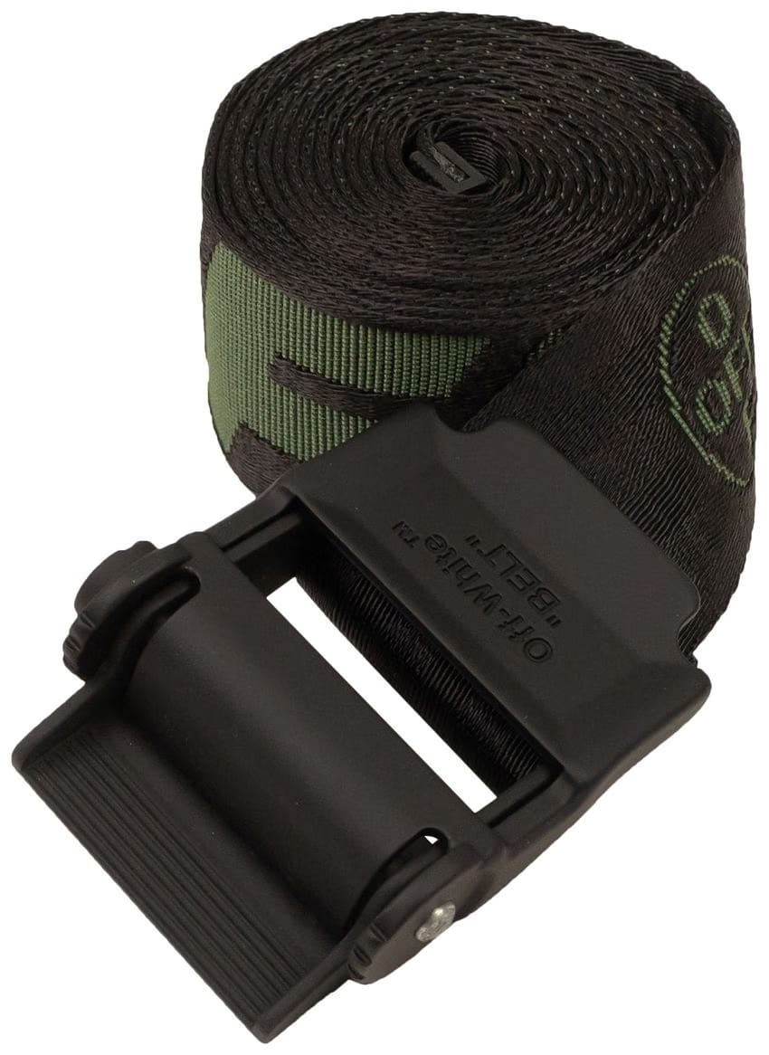 Off-White 2.0 Industrial Long Belt Black/Army Green