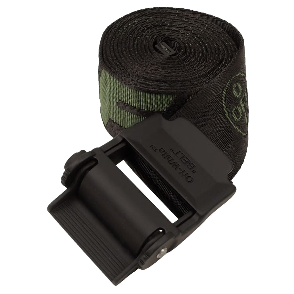 Off-White 2.0 Industrial Long Belt Black/Army Green