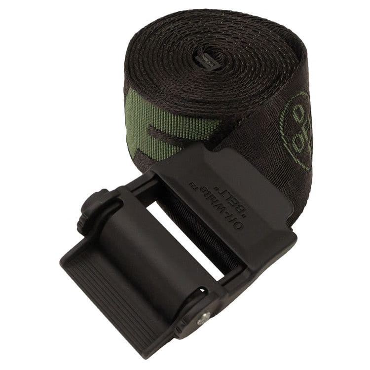 Off-White 2.0 Industrial Long Belt Black/Army Green