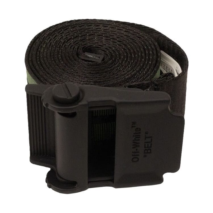 Off-White 2.0 Industrial Long Belt Black/Army Green