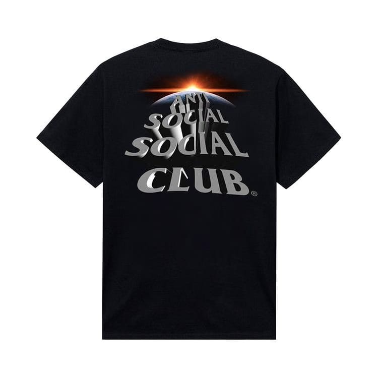 Anti Social Social Club When The Sun Goes Down T-Shirt Black