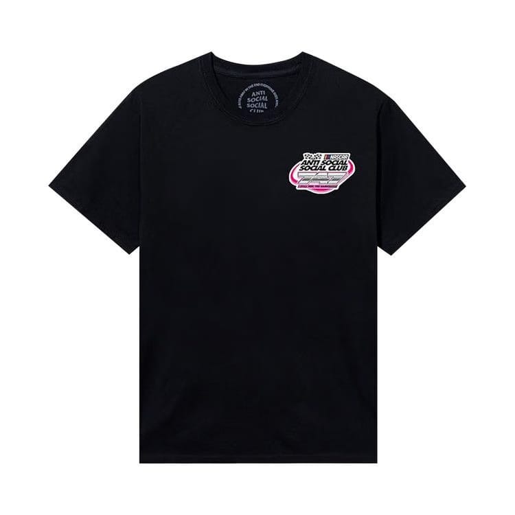 Anti Social Social Club x Nascar 747 T-Shirt Black