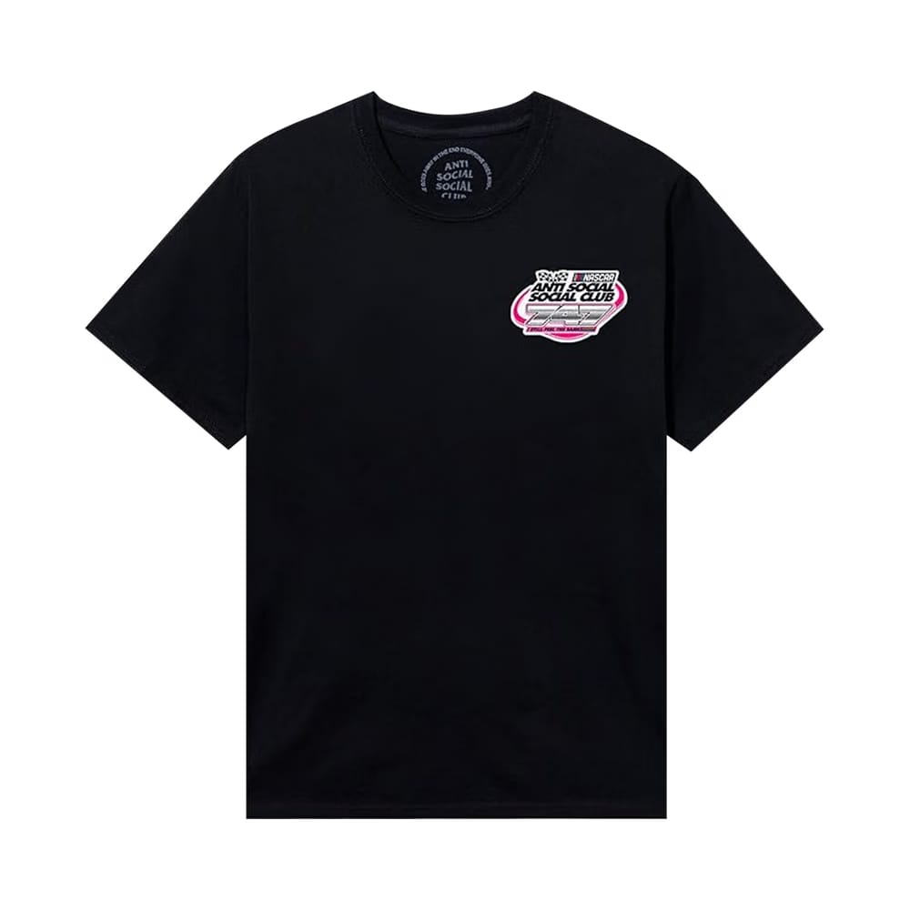 Anti Social Social Club x Nascar 747 T-Shirt Black