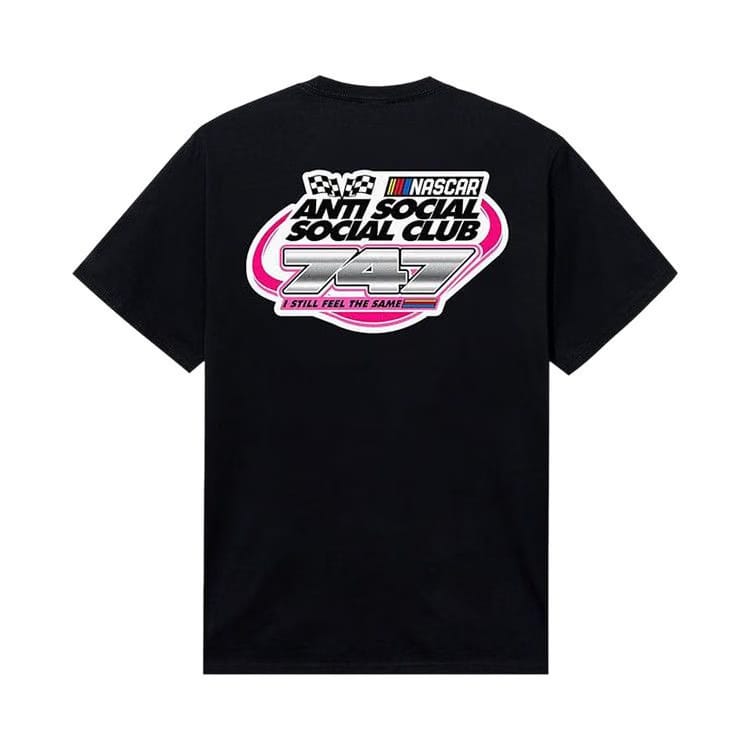 Anti Social Social Club x Nascar 747 T-Shirt Black