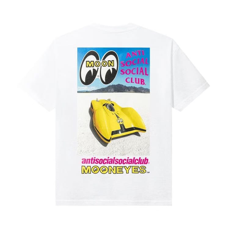 Anti Social Social Club x Mooneyes Flats Photo T-Shirt White