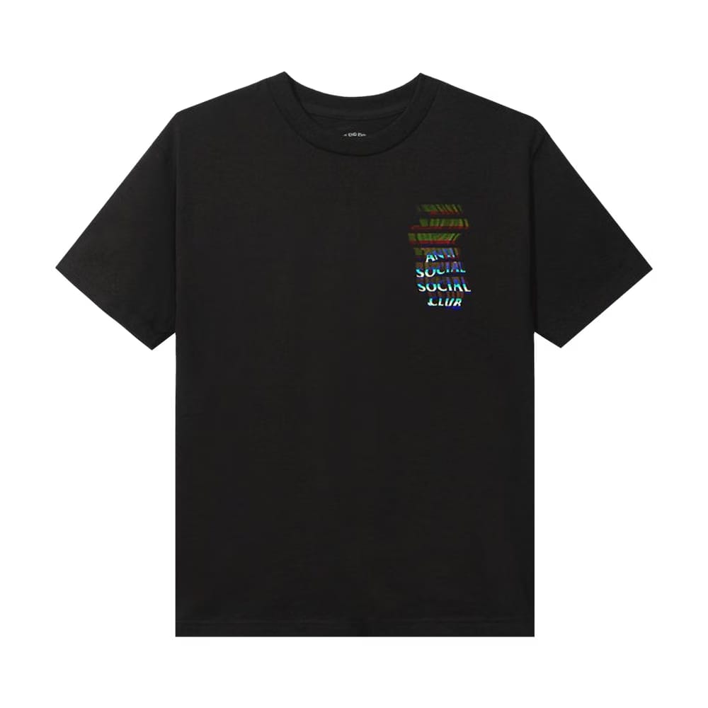 Anti Social Social Club Channel 747 T-Shirt Black