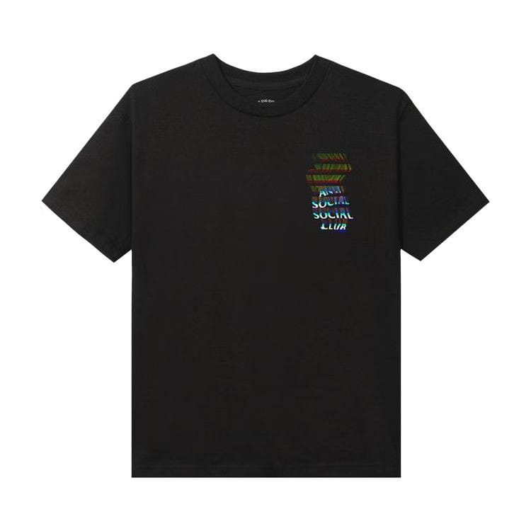 Anti Social Social Club Channel 747 T-Shirt Black