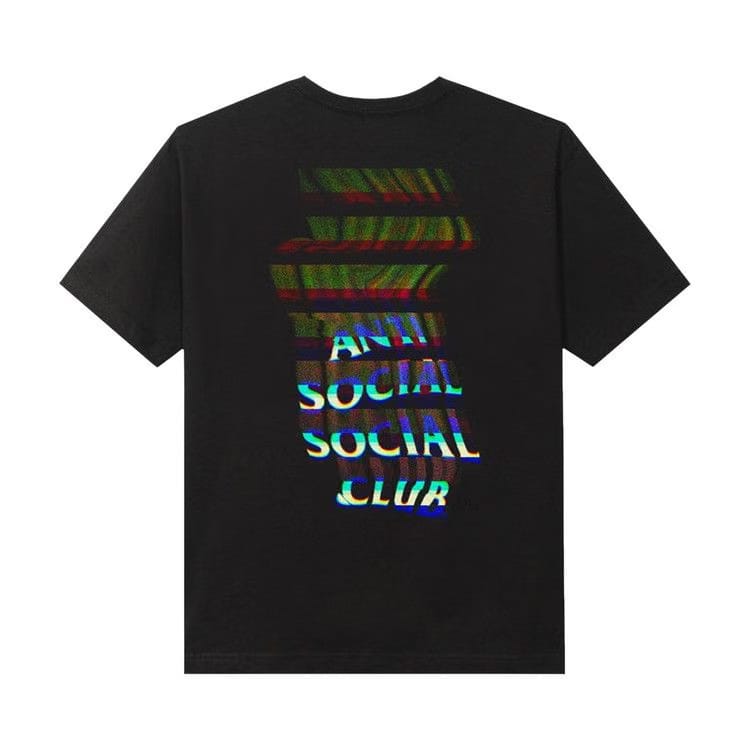 Anti Social Social Club Channel 747 T-Shirt Black