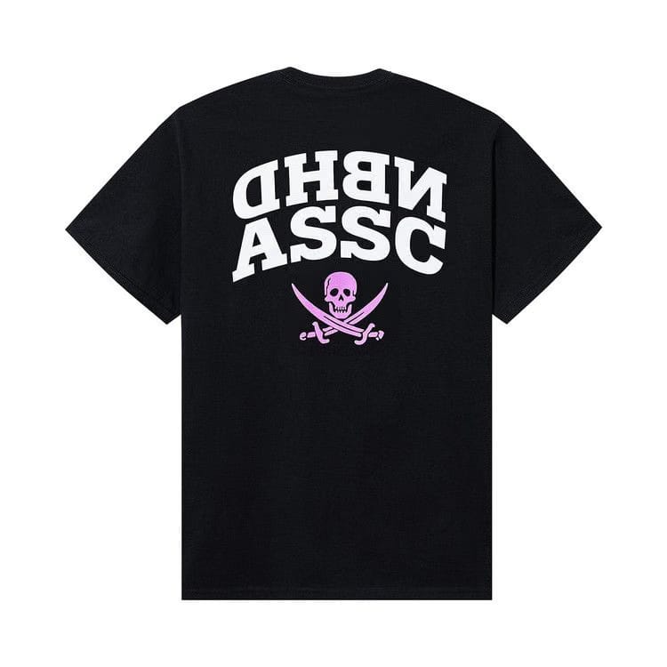 Anti Social Social Club x Neighborhood Reverse Pink Logo T-Shirt Black