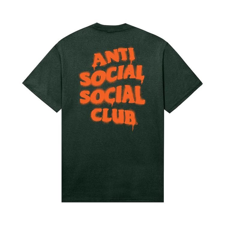Anti Social Social Club Burn It Down 2 T-Shirt Green